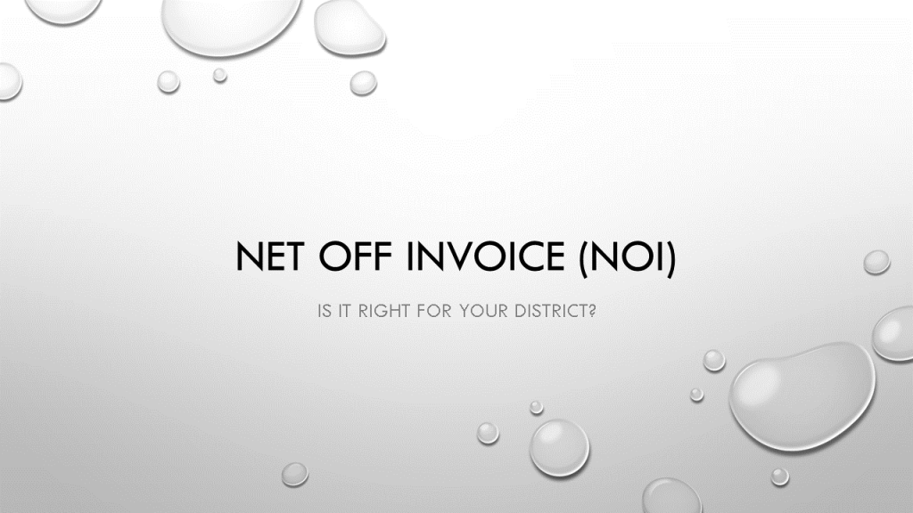 Net Off Invoice; Is it right for your district?