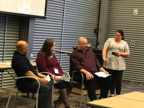 Beth Seitz, Walter Williams, _, and Geno Ceccarelli present Best Practices in Breakfast: Breakfast in the Classroom, Grab and Go, Second Chance:
