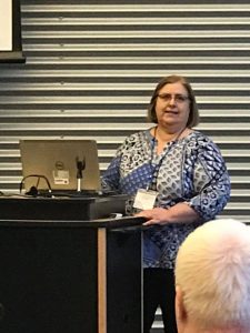 Sue Lampert presents updates in the USDA Food Distribution Program