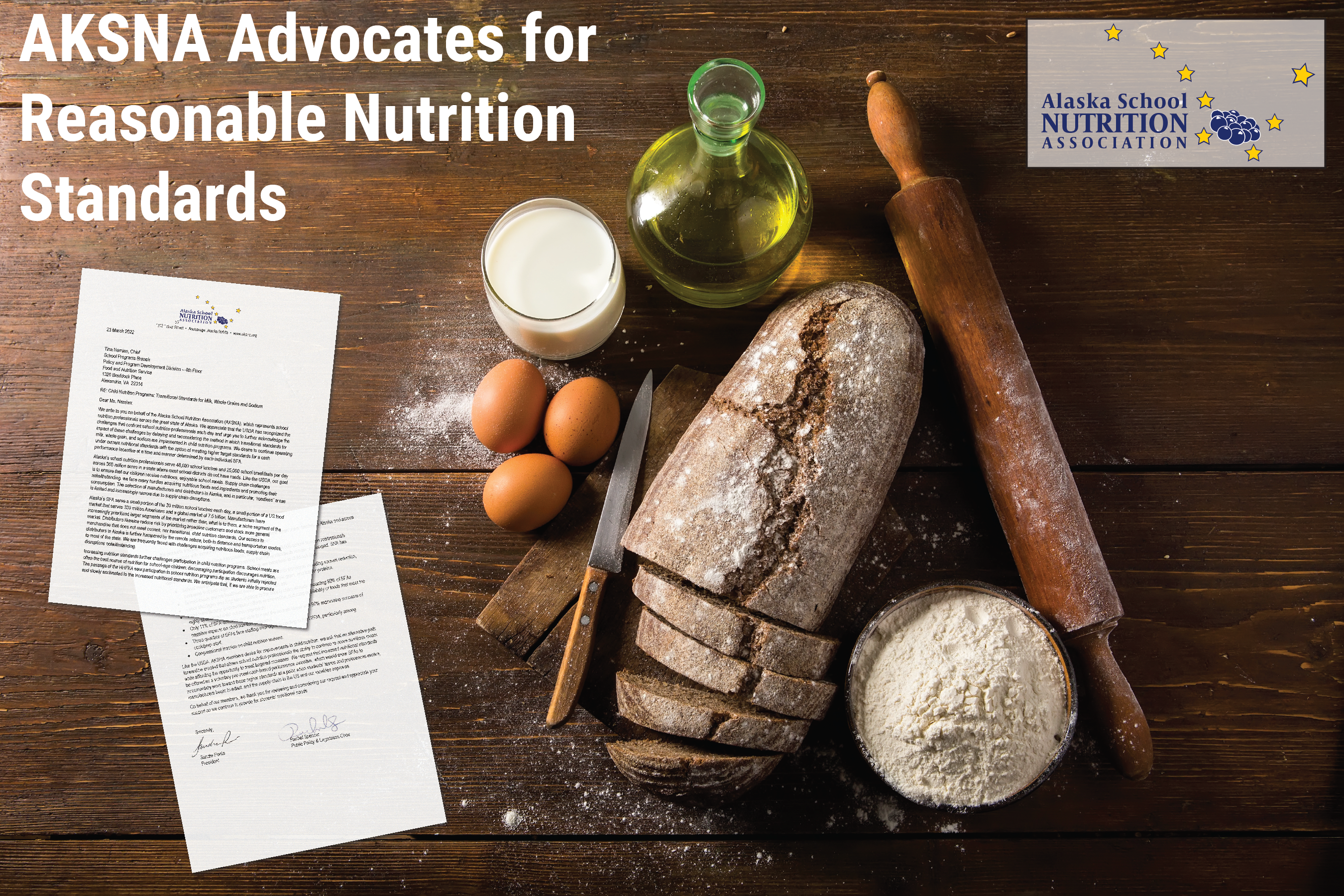 AKSNA Advocates for Reasonable Nutrition Standards